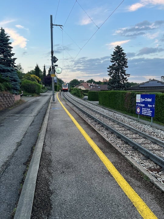 The Little Train in Sus-Châtel, Switzerland by Samek Rangarajan '26